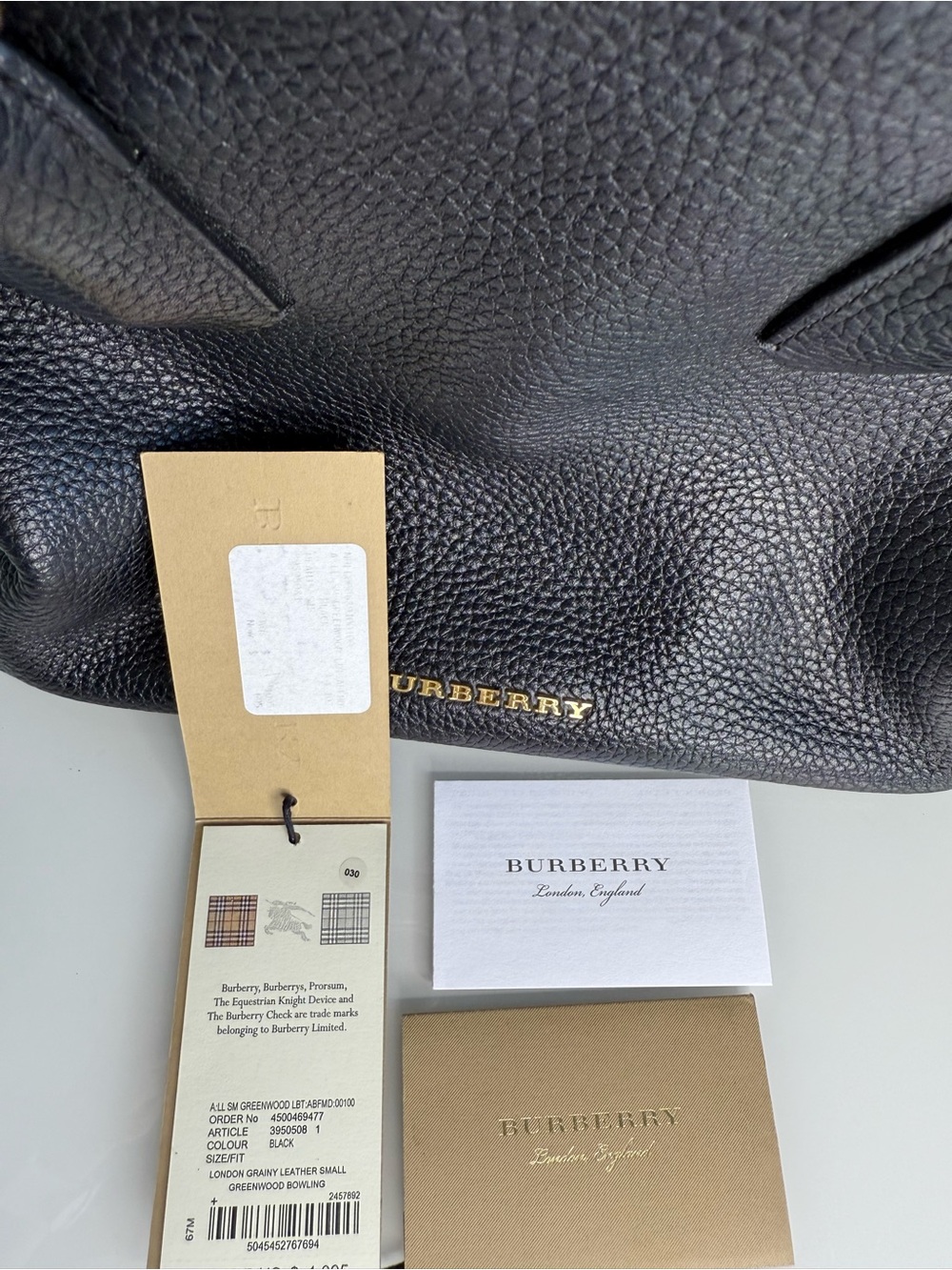 Burberry “Greenwood” Bowling Bag - Picture 11 of 13